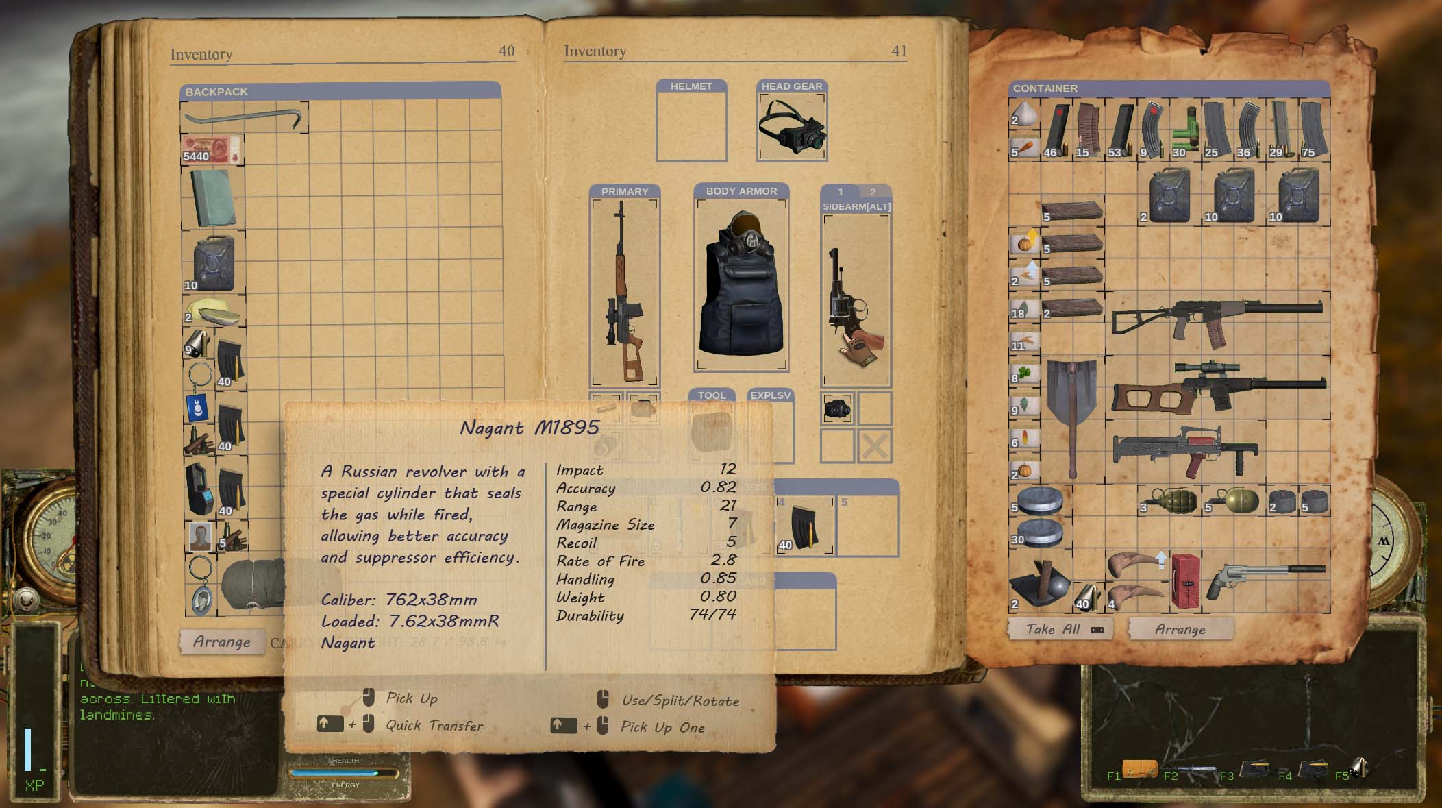 Tunguska gear manifest